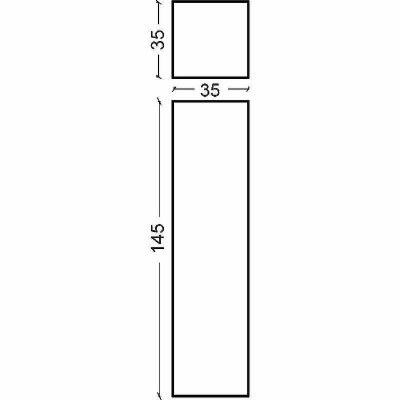 Шкаф пенал Boheme Armadi Art NeoArt 35 834-WH подвесной White