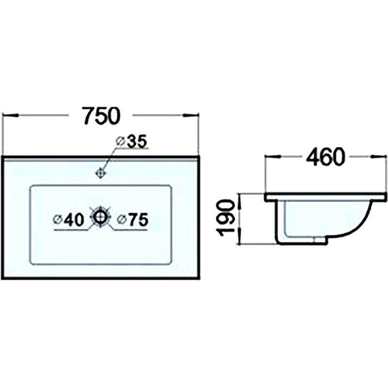 Тумба с раковиной Comforty Бонн 75 00-00008475 подвесная Дуб дымчатый, купить, цена, заказать, магазин, доставка, скидка, промокод, купить, цена, заказать, магазин, доставка, скидка, промокод