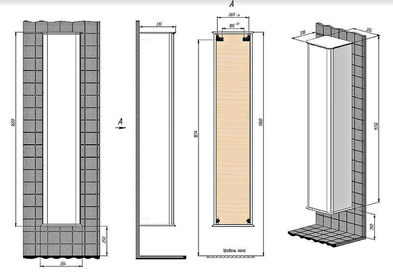 Шкаф пенал Creto Stella 35 16-001 подвесной Белый, купить, цена, заказать, магазин, доставка, скидка, промокод, купить, цена, заказать, магазин, доставка, скидка, промокод