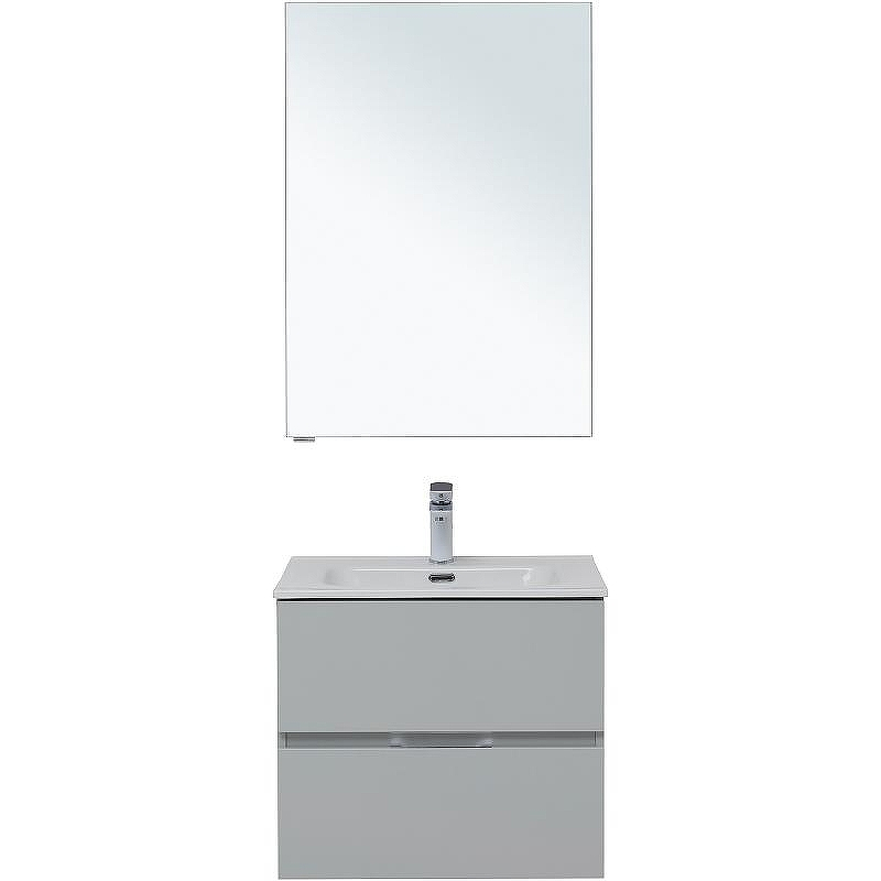 Комплект мебели для ванной Aquanet Алвита New 60 274224 подвесной Серый матовый, купить, цена, заказать, магазин, доставка, скидка, промокод, купить, цена, заказать, магазин, доставка, скидка, промокод