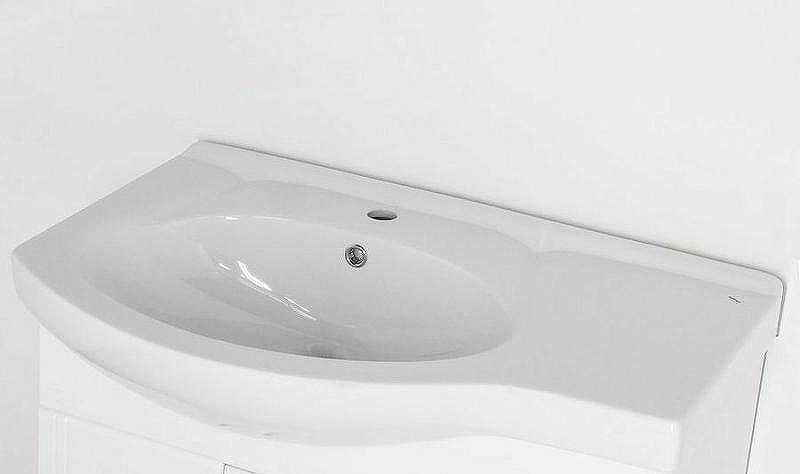 Тумба под раковину Style Line Жасмин 82 R ЛС-00000527 с бельевой корзиной Белая, купить, цена, заказать, магазин, доставка, скидка, промокод, купить, цена, заказать, магазин, доставка, скидка, промокод