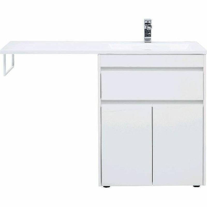 Тумба с раковиной Aquanet Токио 130 R 239216 Белая, купить, цена, заказать, магазин, доставка, скидка, промокод, купить, цена, заказать, магазин, доставка, скидка, промокод