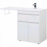 Тумба с раковиной Aquanet Токио 130 R 239216 Белая, купить, цена, заказать, магазин, доставка, скидка, промокод, купить, цена, заказать, магазин, доставка, скидка, промокод