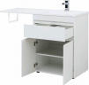 Тумба с раковиной Aquanet Токио 130 R 239216 Белая, купить, цена, заказать, магазин, доставка, скидка, промокод, купить, цена, заказать, магазин, доставка, скидка, промокод