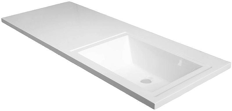 Тумба с раковиной Aquanet Токио 130 R 239216 Белая, купить, цена, заказать, магазин, доставка, скидка, промокод, купить, цена, заказать, магазин, доставка, скидка, промокод