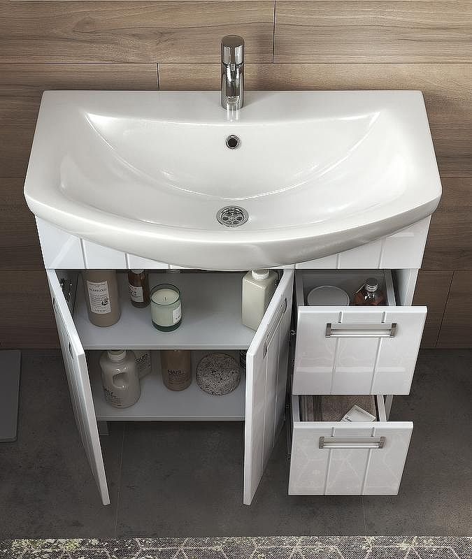 Тумба под раковину Vigo Diana 80 tn.DIA.BAL.80.2D.2Y Белая, купить, цена, заказать, магазин, доставка, скидка, промокод, купить, цена, заказать, магазин, доставка, скидка, промокод