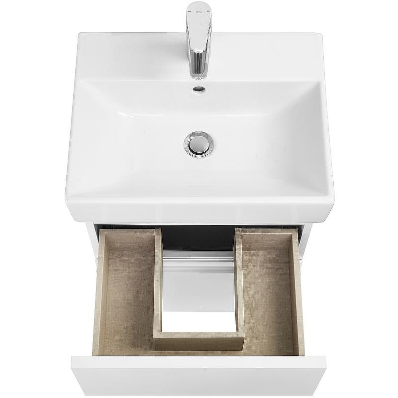 Тумба под раковину Roca Oleta 50 A857638806 подвесная Белый глянец, купить, цена, заказать, магазин, доставка, скидка, промокод, купить, цена, заказать, магазин, доставка, скидка, промокод