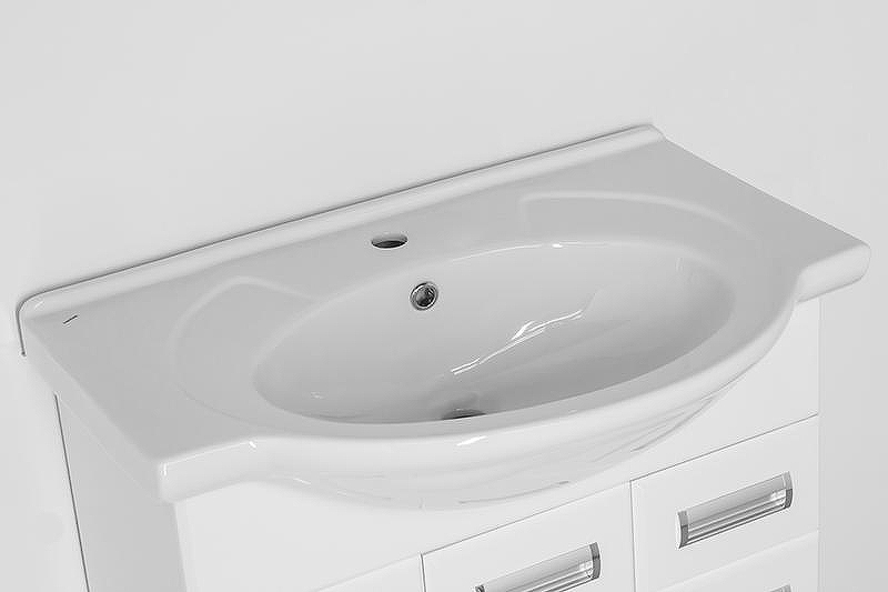 Тумба под раковину Style Line Ирис 75 Белый глянец, купить, цена, заказать, магазин, доставка, скидка, промокод, купить, цена, заказать, магазин, доставка, скидка, промокод