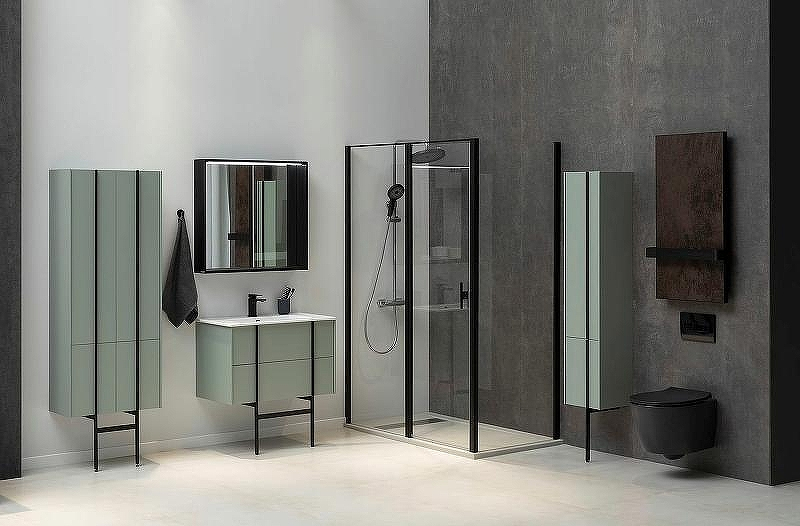 Шкаф пенал Allen Brau Reality 30 L 1.32002.CGM подвесной Олива матовая, купить, цена, заказать, магазин, доставка, скидка, промокод, купить, цена, заказать, магазин, доставка, скидка, промокод