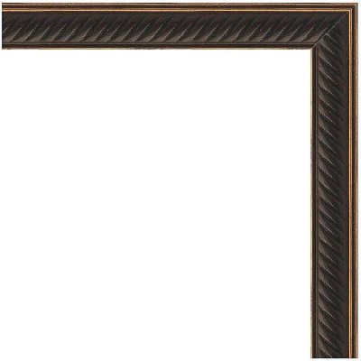 Зеркало Evoform Definite 138х48 BY 0710 в багетной раме - Витой махагон 28