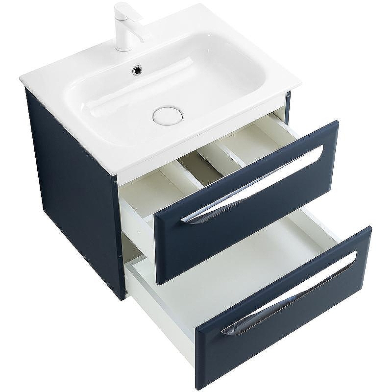 Тумба под раковину Cezares Eco-Cer 60 ECO-CER-600-2C-SO-GR-P подвесная Grafito без ручек, купить, цена, заказать, магазин, доставка, скидка, промокод, купить, цена, заказать, магазин, доставка, скидка, промокод