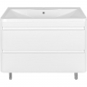 Тумба под раковину Style Line Атлантика Люкс Plus 100 СС-00000692 Белая, купить, цена, заказать, магазин, доставка, скидка, промокод, купить, цена, заказать, магазин, доставка, скидка, промокод