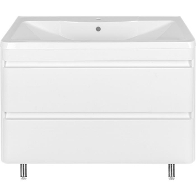 Тумба под раковину Style Line Атлантика Люкс Plus 100 СС-00000692 Белая