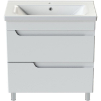 Тумба с раковиной Orange Topline-Milano 80 TMR80+RA Белый глянец, купить, цена, заказать, магазин, доставка, скидка, промокод, купить, цена, заказать, магазин, доставка, скидка, промокод