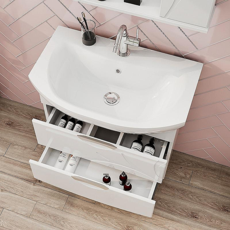 Тумба под раковину Volna Adel 70.2Y tpADEL70.2Y-01 подвесная Белая, купить, цена, заказать, магазин, доставка, скидка, промокод, купить, цена, заказать, магазин, доставка, скидка, промокод