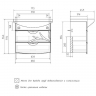 Тумба под раковину Volna Adel 70.2Y tpADEL70.2Y-01 подвесная Белая, купить, цена, заказать, магазин, доставка, скидка, промокод, купить, цена, заказать, магазин, доставка, скидка, промокод