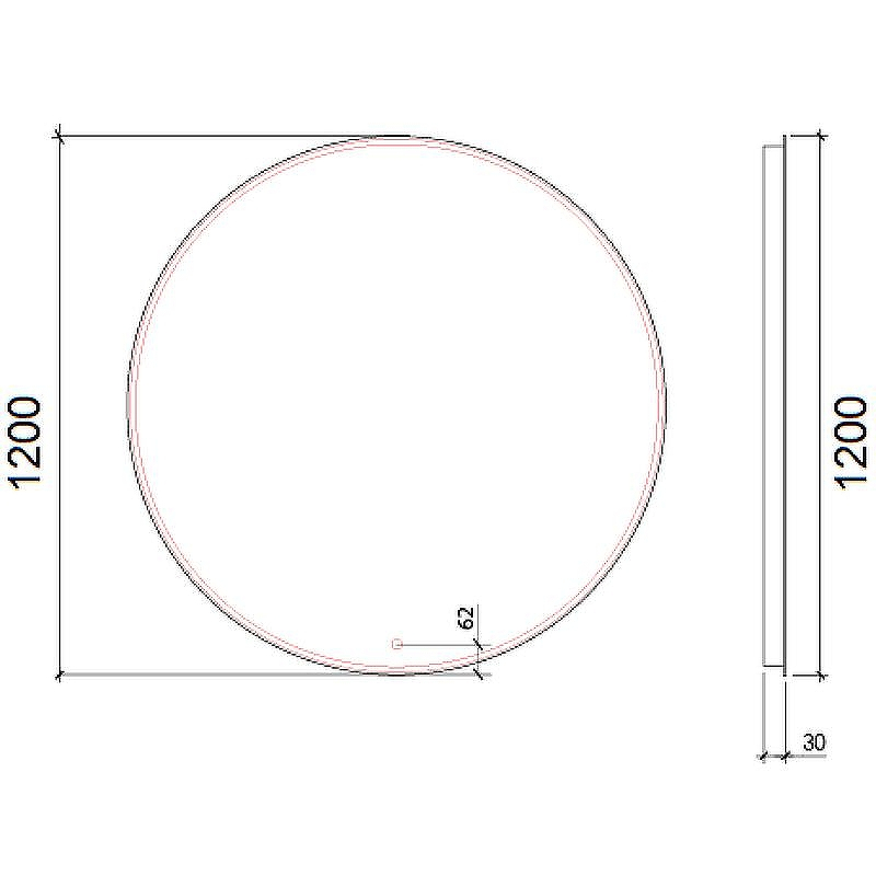 Зеркало Boheme Armadi Art Rombo 120 545-120 с подсветкой с сенсорным выключателем, купить, цена, заказать, магазин, доставка, скидка, промокод, купить, цена, заказать, магазин, доставка, скидка, промокод