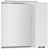 Зеркало со шкафом Aquanet Гретта 90 R 173993 с подсветкой Венге Белое, купить, цена, заказать, магазин, доставка, скидка, промокод, купить, цена, заказать, магазин, доставка, скидка, промокод