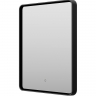 Зеркало Brevita Mercury 60 MER-Rett6-060/80-black с подсветкой Черное матовое с сенсорным выключателем, купить, цена, заказать, магазин, доставка, скидка, промокод, купить, цена, заказать, магазин, доставка, скидка, промокод