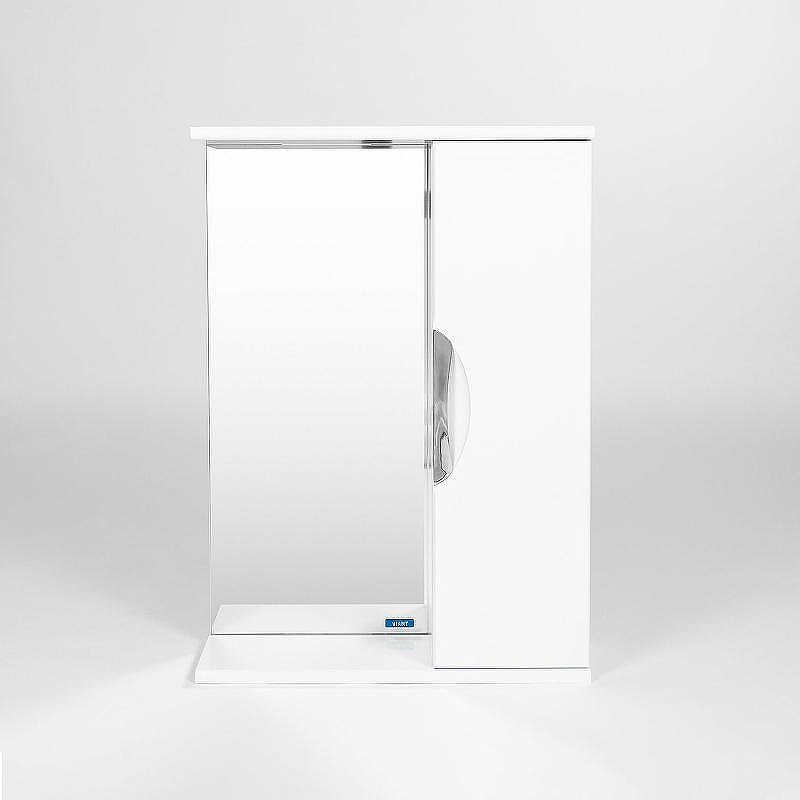 Зеркало со шкафом VIANT Барселона 50 VBAR50-ZSH Белое, купить, цена, заказать, магазин, доставка, скидка, промокод, купить, цена, заказать, магазин, доставка, скидка, промокод