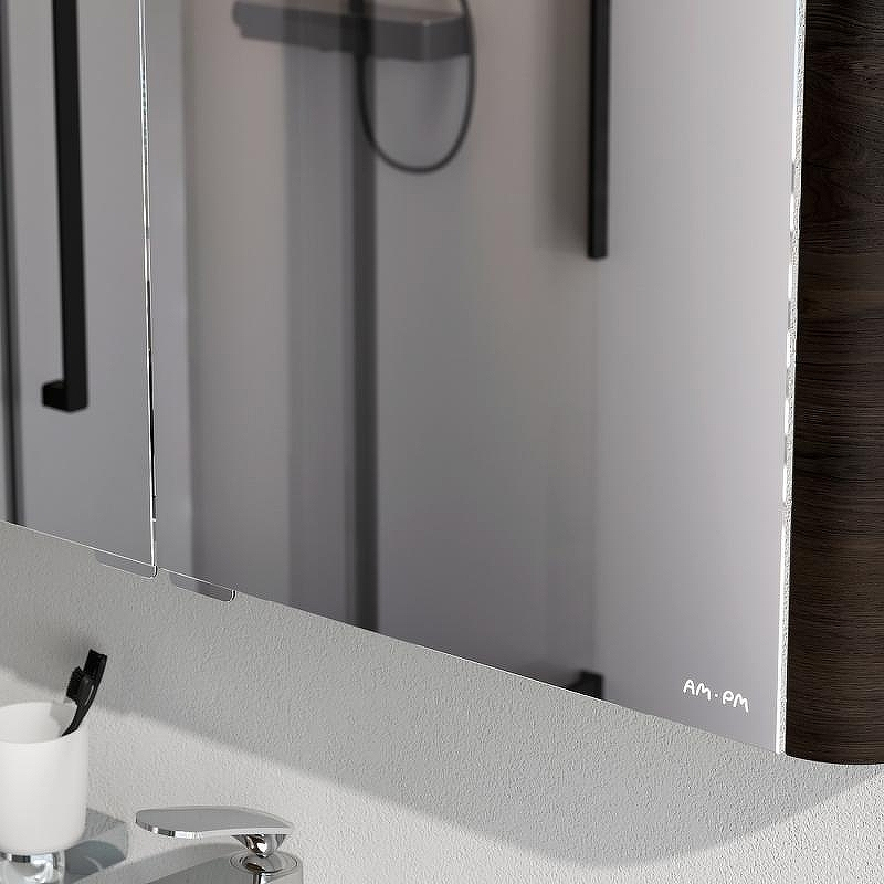 Зеркальный шкаф AM.PM Sensation 100 M30MCX1001TF с подсветкой Табачный дуб, купить, цена, заказать, магазин, доставка, скидка, промокод, купить, цена, заказать, магазин, доставка, скидка, промокод