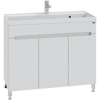 Тумба под раковину СанТа Лондон 100 224019 Белая, купить, цена, заказать, магазин, доставка, скидка, промокод, купить, цена, заказать, магазин, доставка, скидка, промокод