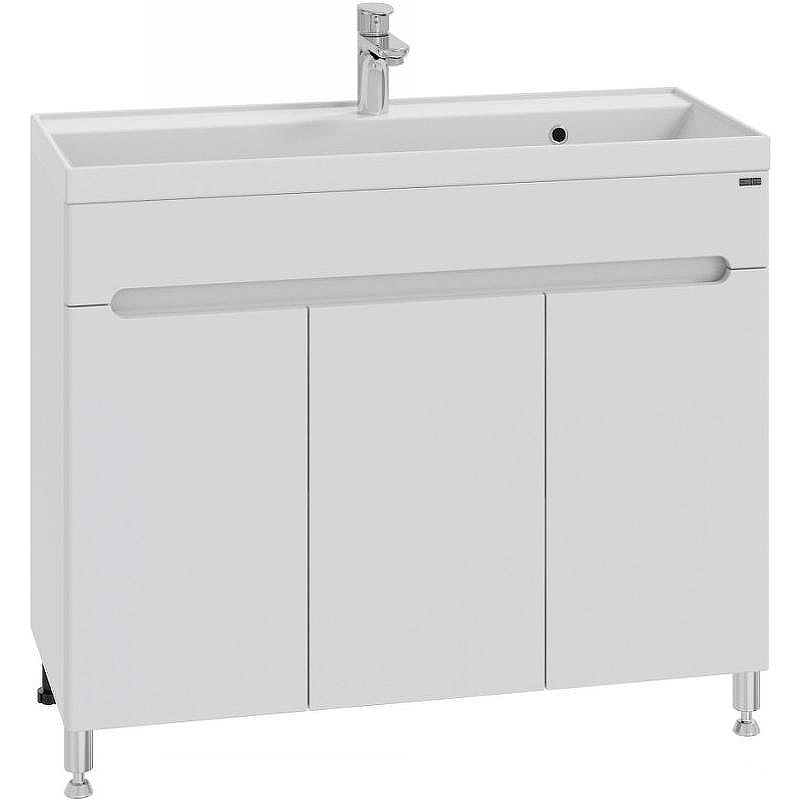 Тумба под раковину СанТа Лондон 100 224019 Белая, купить, цена, заказать, магазин, доставка, скидка, промокод, купить, цена, заказать, магазин, доставка, скидка, промокод