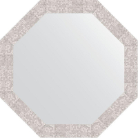 Зеркало Evoform Octagon 73х73 BY 3747 в багетной раме - Соты алюминий 70, купить, цена, заказать, магазин, доставка, скидка, промокод, купить, цена, заказать, магазин, доставка, скидка, промокод