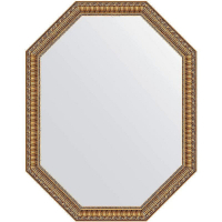 Зеркало Evoform Octagon 70х90 BY 7060 в багетной раме - Золотой акведук 61, купить, цена, заказать, магазин, доставка, скидка, промокод, купить, цена, заказать, магазин, доставка, скидка, промокод