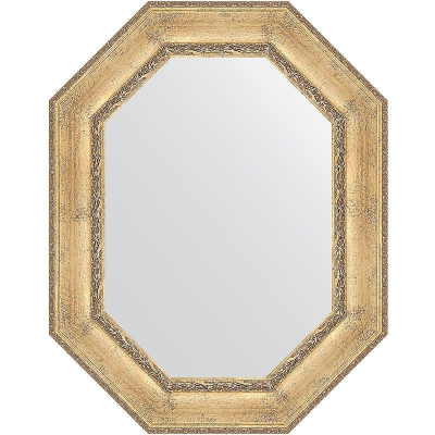 Зеркало Evoform Polygon 92х72 BY 7263 в багетной раме - Состаренное серебро с орнаментом 120