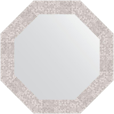 Зеркало Evoform Octagon 57х57 BY 7308 в багетной раме - Соты алюминий 70