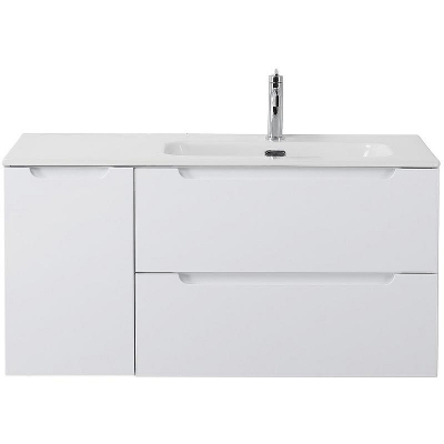 Тумба под раковину BelBagno Etna 100 R ETNA-1000-2C-1A-SO-BL-R подвесная Bianco Lucido