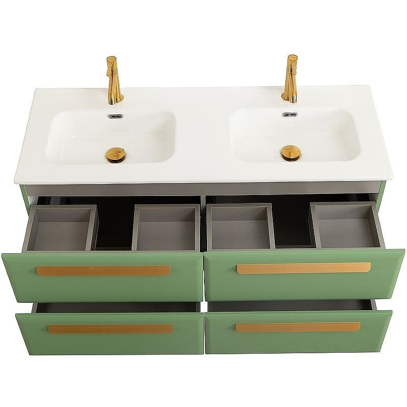 Тумба под раковину Cezares Eco-Cer-N 120 ECO-CER-N-1200-4C-SO-2-PS-P подвесная Фисташковый Софт без ручек, купить, цена, заказать, магазин, доставка, скидка, промокод, купить, цена, заказать, магазин, доставка, скидка, промокод