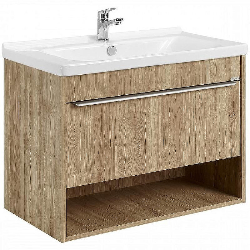Тумба под раковину Aquaton Хоуп 80 1A287301HP6C0 подвесная Орех, купить, цена, заказать, магазин, доставка, скидка, промокод, купить, цена, заказать, магазин, доставка, скидка, промокод
