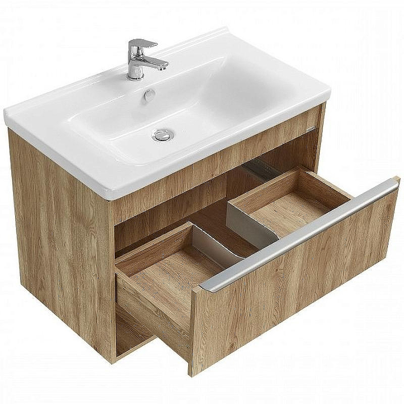 Тумба под раковину Aquaton Хоуп 80 1A287301HP6C0 подвесная Орех, купить, цена, заказать, магазин, доставка, скидка, промокод, купить, цена, заказать, магазин, доставка, скидка, промокод