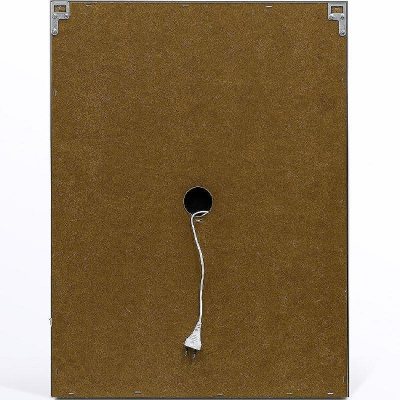 Зеркало Континент Бриджит 600х800 ЗГП03 гримерное с подсветкой с механическим выключателем