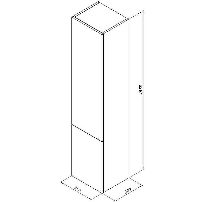 Шкаф пенал Aquanet Алвита 35 L 249618 подвесной Серый антрацит, купить, цена, заказать, магазин, доставка, скидка, промокод, купить, цена, заказать, магазин, доставка, скидка, промокод