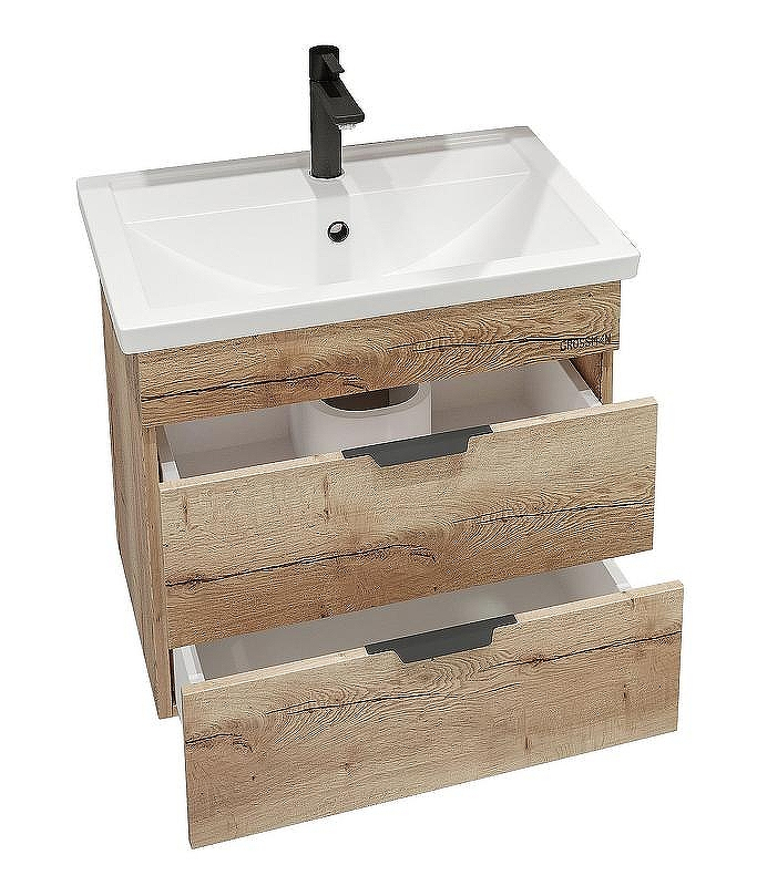 Тумба под раковину Grossman Форта 60 106005 подвесная Дуб галифакс, купить, цена, заказать, магазин, доставка, скидка, промокод, купить, цена, заказать, магазин, доставка, скидка, промокод