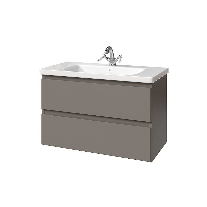 Тумба под раковину Caprigo Forte 90 36113-SF025 подвесная цвет Айрон, купить, цена, заказать, магазин, доставка, скидка, промокод, купить, цена, заказать, магазин, доставка, скидка, промокод