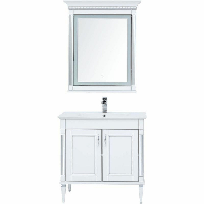 Комплект мебели для ванной Aquanet Селена 70 273433 Белый Серебро