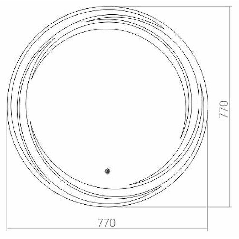 Зеркало Azario Марс 77 ФР-00000939 с подсветкой с сенсорным выключателем, купить, цена, заказать, магазин, доставка, скидка, промокод, купить, цена, заказать, магазин, доставка, скидка, промокод