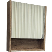 Зеркальный шкаф Comforty Марио 60 00-00004158 Дуб темный, купить, цена, заказать, магазин, доставка, скидка, промокод, купить, цена, заказать, магазин, доставка, скидка, промокод