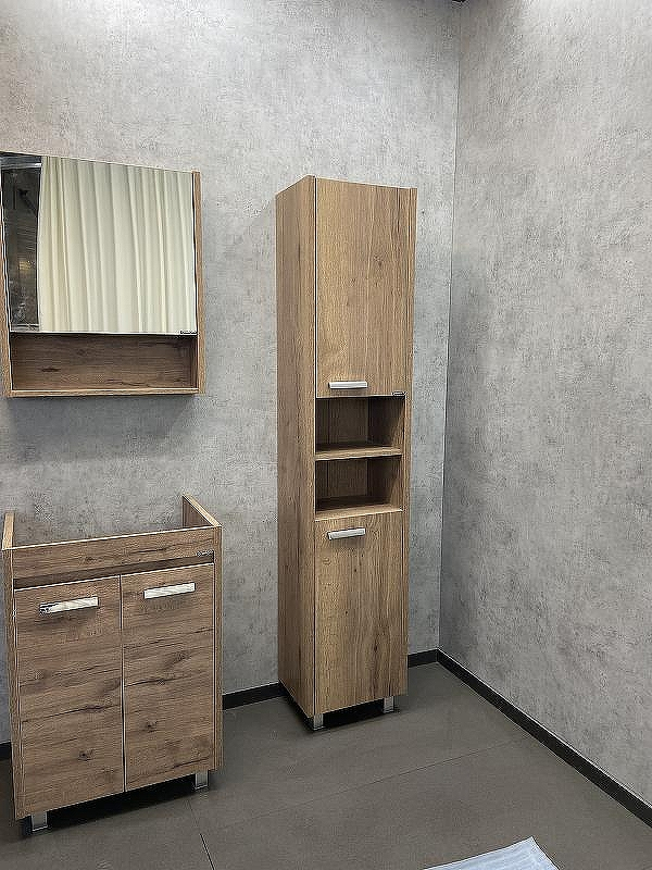 Зеркальный шкаф Comforty Марио 60 00-00004158 Дуб темный, купить, цена, заказать, магазин, доставка, скидка, промокод, купить, цена, заказать, магазин, доставка, скидка, промокод