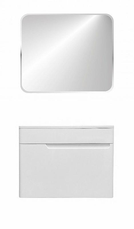 Тумба с раковиной Эстет Kare Luxe 80 ФР-00005718 подвесная Белая, купить, цена, заказать, магазин, доставка, скидка, промокод, купить, цена, заказать, магазин, доставка, скидка, промокод