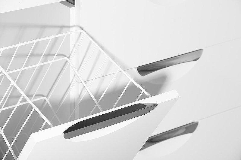 Тумба под раковину Style Line Жасмин 82 L ЛС-00000526 с бельевой корзиной Белая, купить, цена, заказать, магазин, доставка, скидка, промокод, купить, цена, заказать, магазин, доставка, скидка, промокод