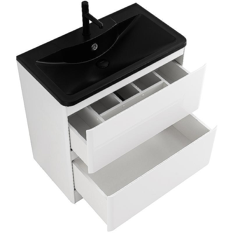 Тумба под раковину BelBagno 80 ALBANO-800-2C-PIA-BL Bianco Lucido, купить, цена, заказать, магазин, доставка, скидка, промокод, купить, цена, заказать, магазин, доставка, скидка, промокод