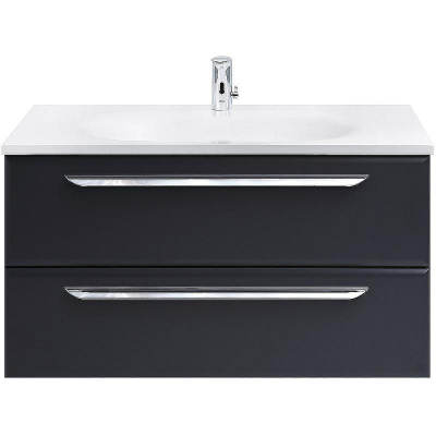 Тумба под раковину Cezares Eco 90 ECO-900-2C-SO-GR-P подвесная Grafito