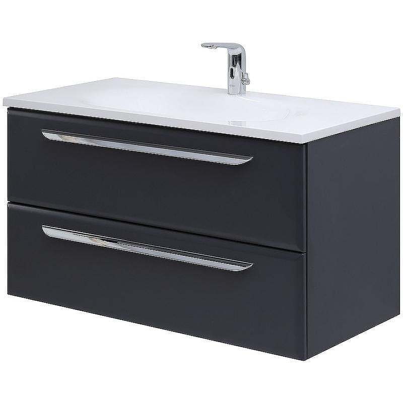 Тумба под раковину Cezares Eco 90 ECO-900-2C-SO-GR-P подвесная Grafito, купить, цена, заказать, магазин, доставка, скидка, промокод, купить, цена, заказать, магазин, доставка, скидка, промокод