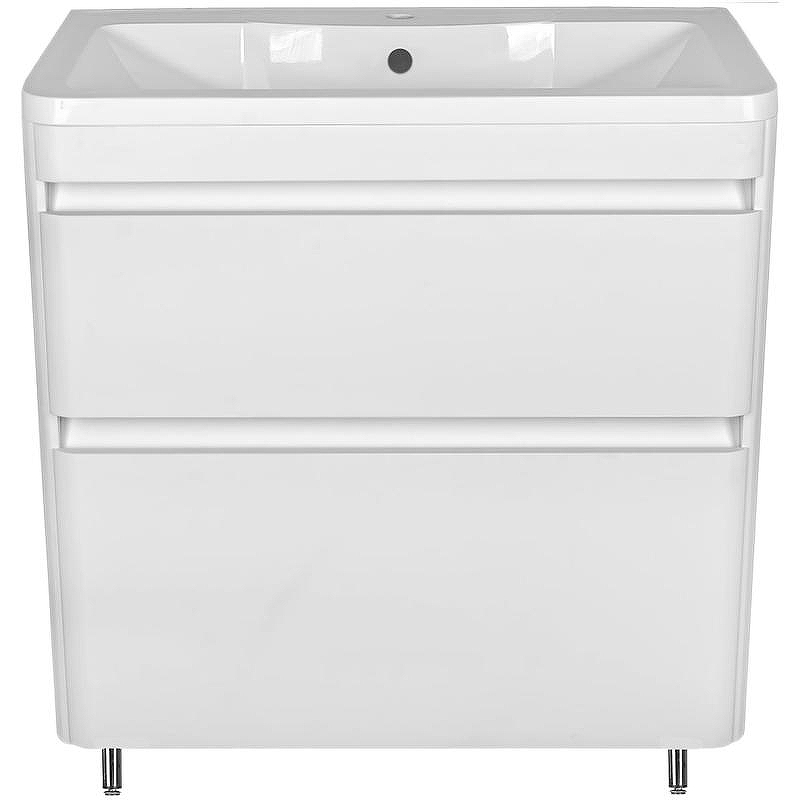 Тумба под раковину Style Line Атлантика Люкс Plus 80 СС-00000604 Белая, купить, цена, заказать, магазин, доставка, скидка, промокод, купить, цена, заказать, магазин, доставка, скидка, промокод