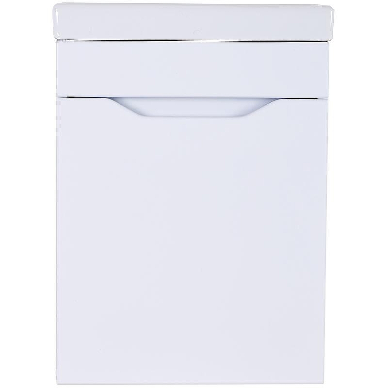 Тумба с раковиной Orange Мини 40 R Mini-40TUW+Ra подвесная Белая, купить, цена, заказать, магазин, доставка, скидка, промокод, купить, цена, заказать, магазин, доставка, скидка, промокод